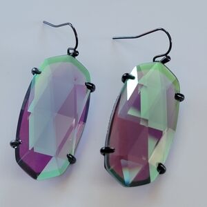 Kendra Scott Earrings Esme Dichroic Glass #2442